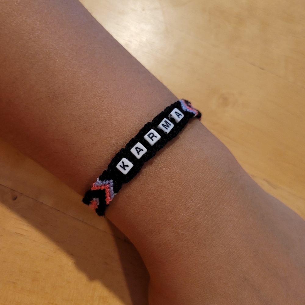 "Karma" Friendship Bracelet